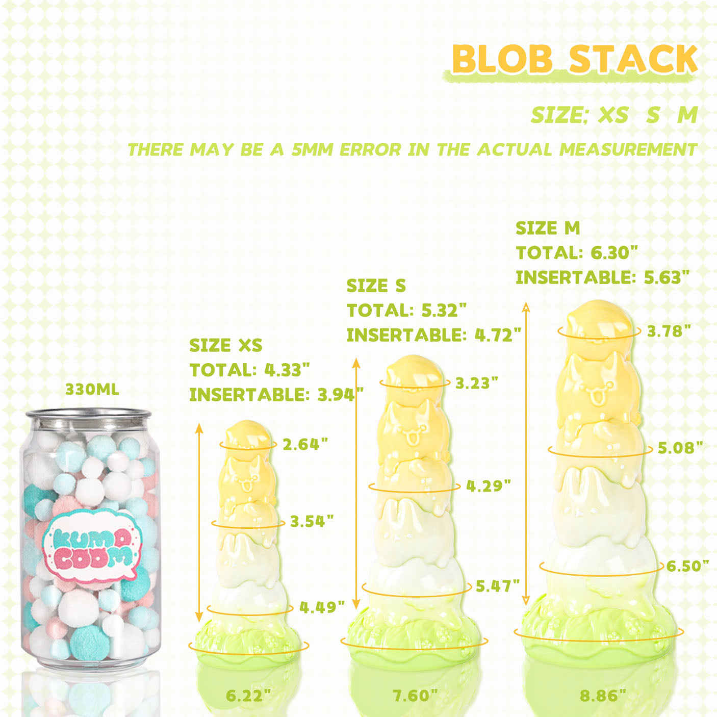 Blob Stack Silicone Toy