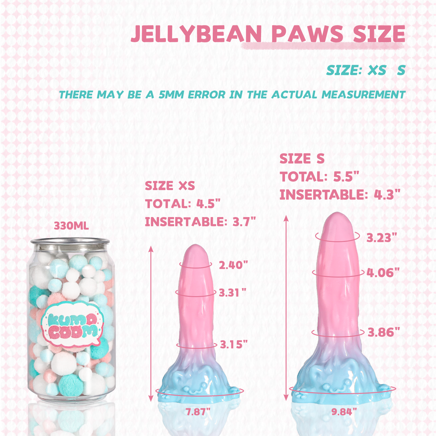 Jellybean Paws Silicone Toy