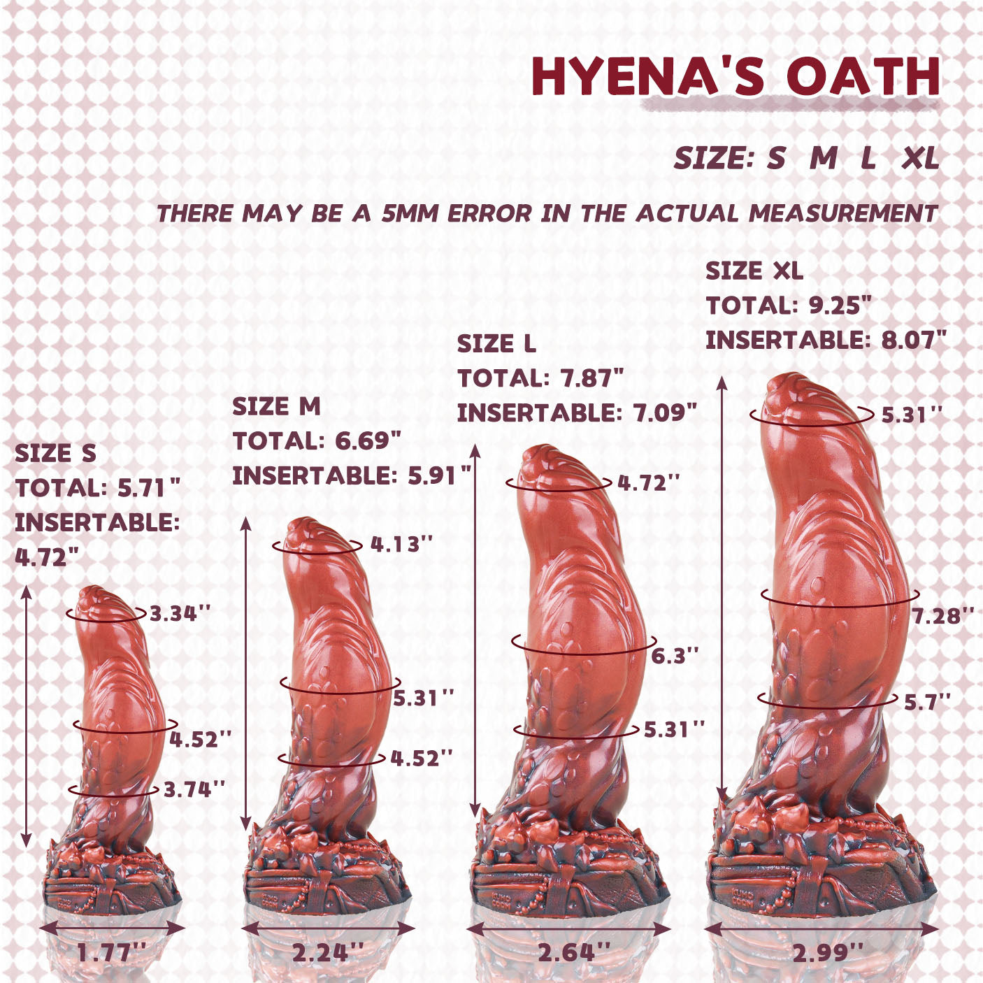 Hyena's Oath Silicone Toy